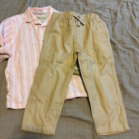 Stitch & Stone Pants and Shirt Set 2T NWT - Picture 2 of 4